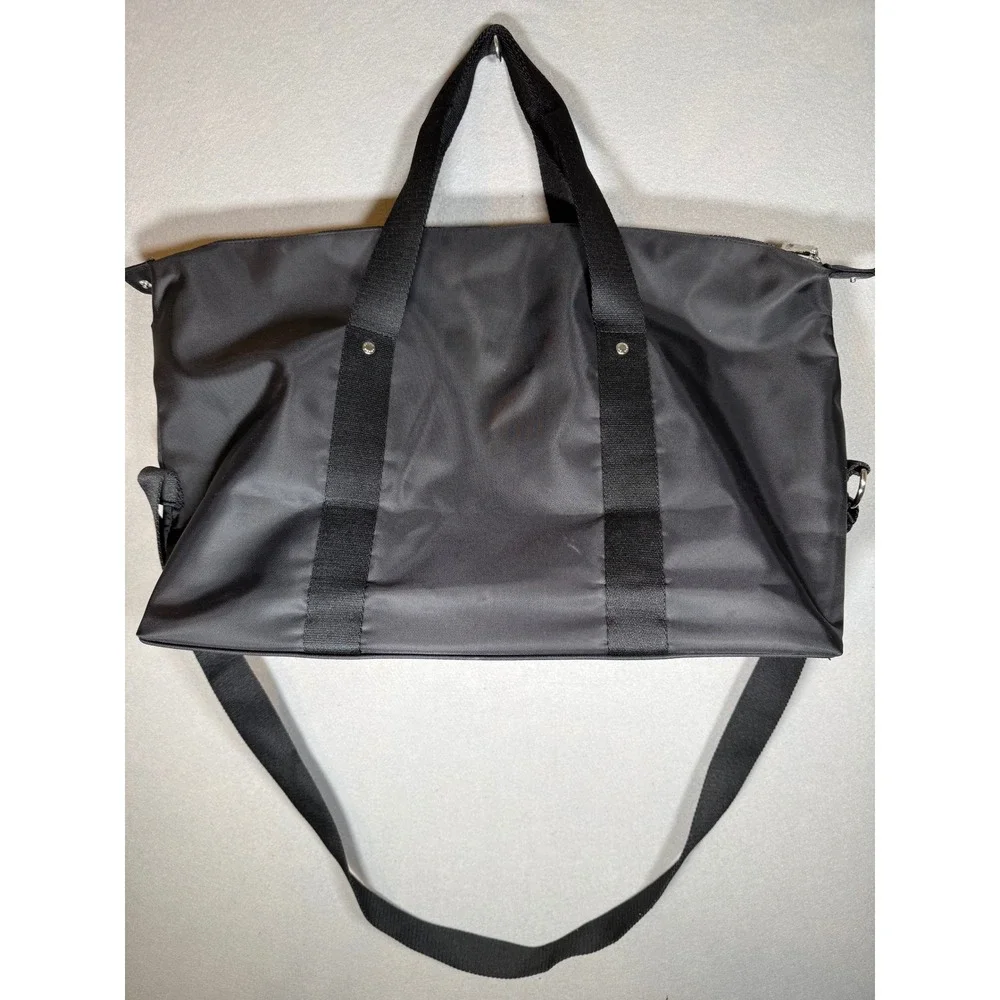 Coach Fragrance Black Nylon Weekend Bag Travel Duffel Gym Bag New with Tag